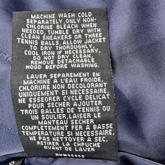 Dana Buchman Brown Down Filled Puffer Jacket Genuine Fur Lined Hooded Size Small - Picture 15 of 15